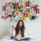 Glow in the Dark Wall Collage Kit for Teen Girls - 1000+ Stickers Teen Girl Room Bedroom Decor, Room Decor for Teen Girls - Teen & Tween Girls Trendy