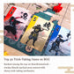 Moaideas Game Design Joraku Deluxe Strategy Board Game, 40 Wooden Samurai Meeples, Area Control and Trick-Taking Mechanics, for Strategy Game