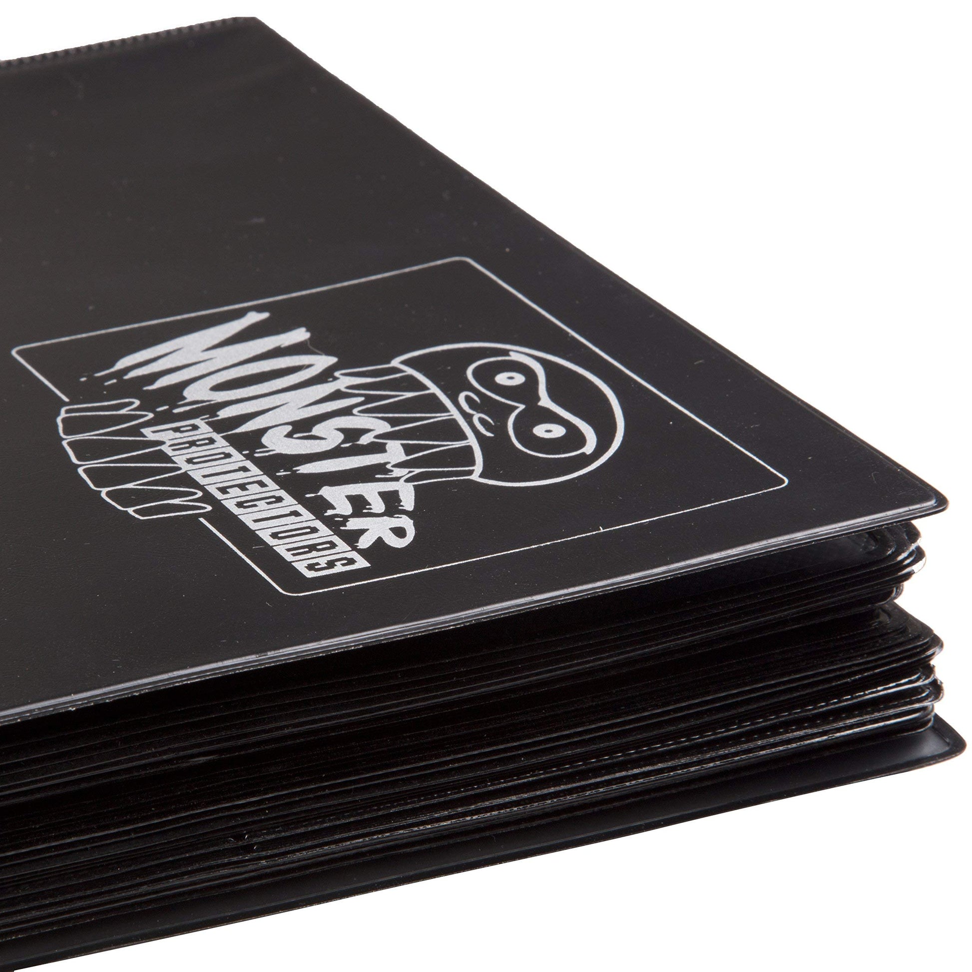 The Original Monster Trading Card XL Album- 40 Side Loading 9-Pocket Per Page TCG Binder- Holds 720 Sleeved Trading Cards- Matte Black- Compatible