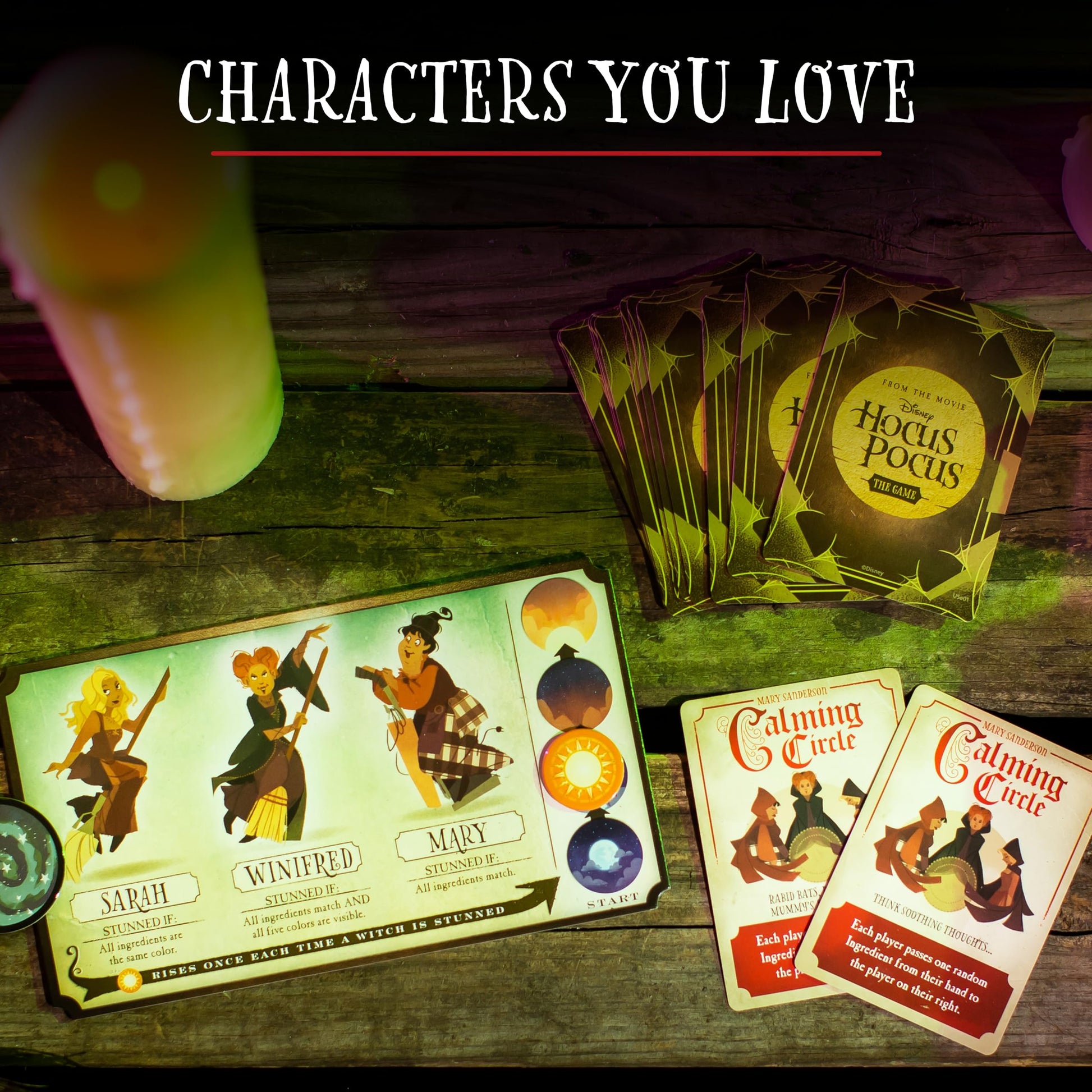 Ravensburger Disney Hocus Pocus Game - Engaging Puzzle for Ages 8 and up | Brain-Boosting Activity | Fun for Fans of Hocus Pocus | Great Gift for Kids
