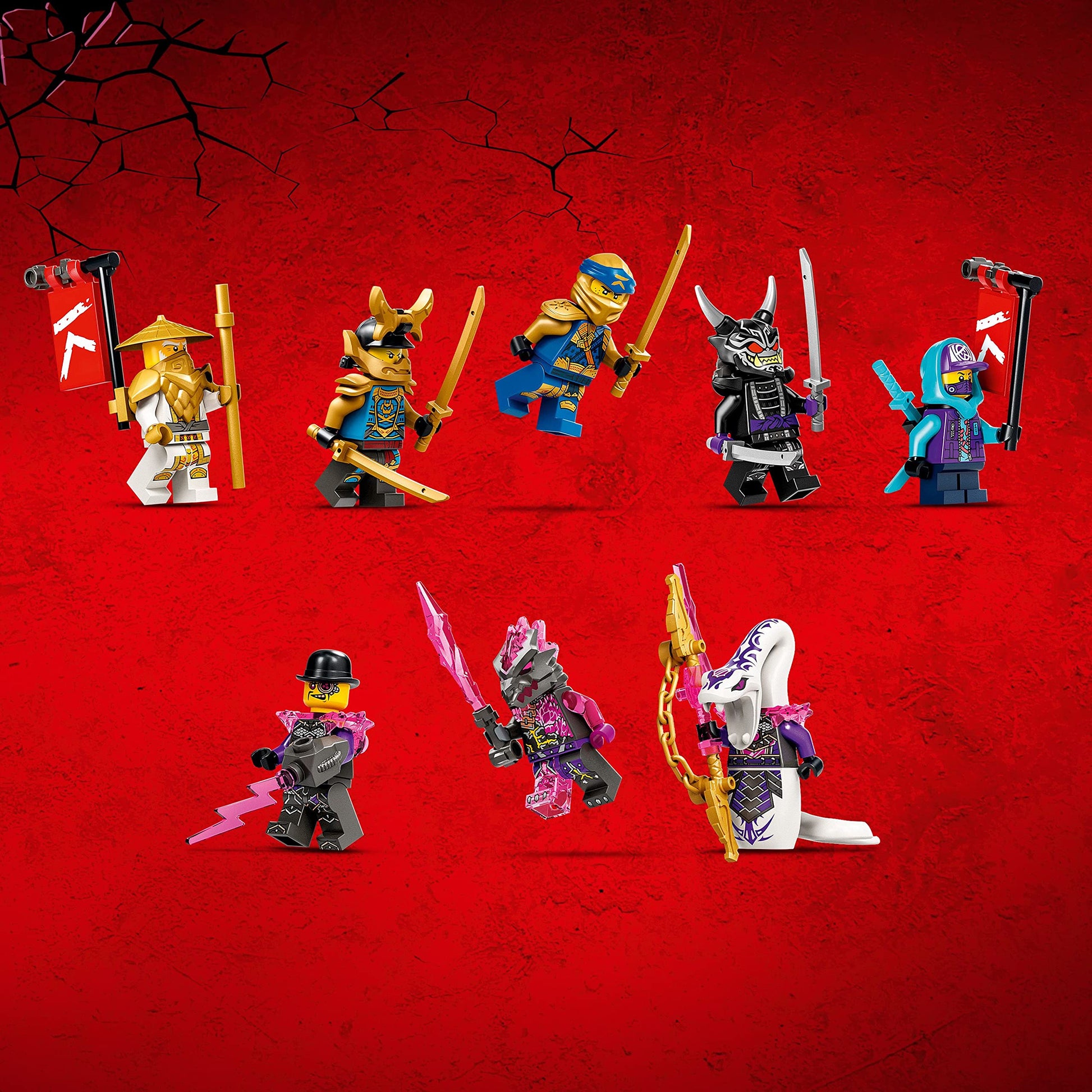 LEGO NINJAGO Nya's Samurai X MECH Action Figure, 71775 Robot Ninja Toy with Golden Jay Plus 7 Minifigures