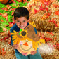 Paper Plate Scarecrow Craft Kit - Makes 12 - Fall Crafts for Kids and Fun Home Activities
