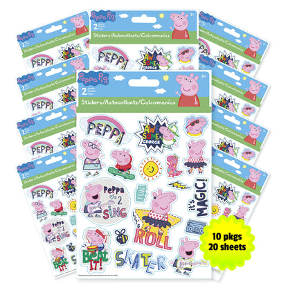 Trends International Peppa Pig - Foldover Sticker 10Count Bundle