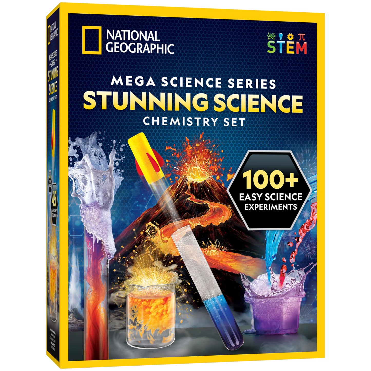 National Geographic Chemistry Set with 45 Experiments for Kids 8-12