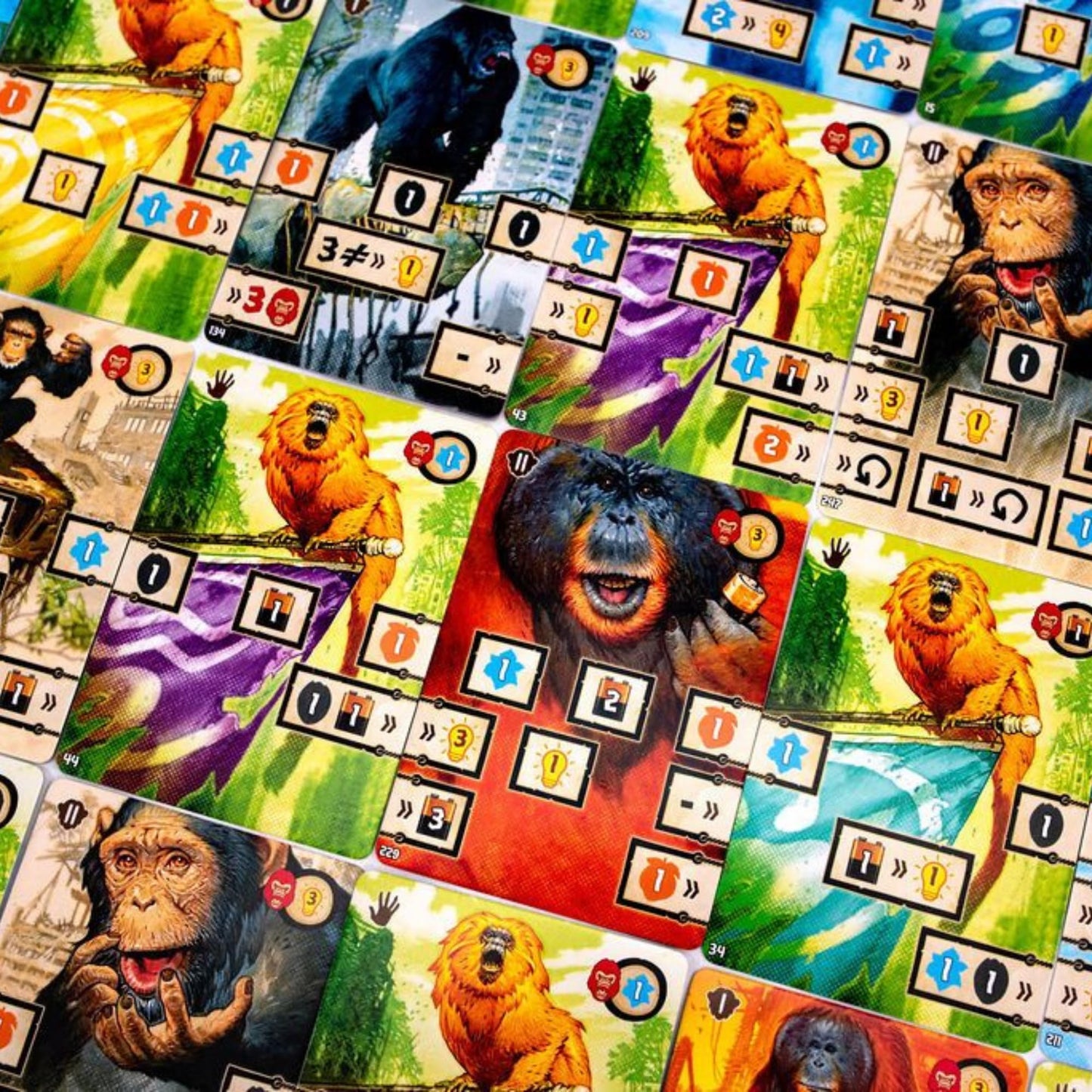Pandasaurus Games After Us Board Game by Pandasaurus Games - Evolutionary Strategy Game in a Post-Human World, Ages 13+, 1-6 Players, 40-60 Minute