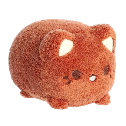 Aurora® Enchanting Tasty Peach® Coconut Meowchi Stuffed Animal - Bright & Colorful Design - Showpiece Plush - Brown 7 Inches