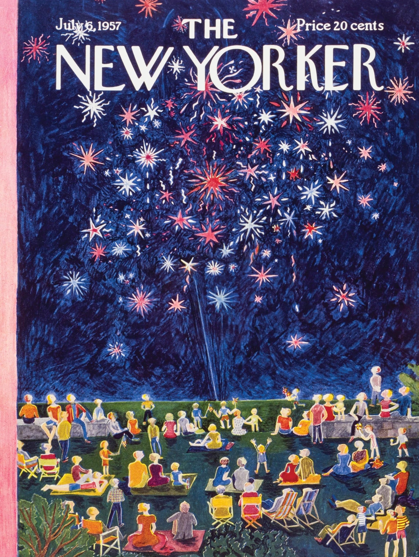 New York Puzzle Company - New Yorker Grand Finale - 1000 Piece Jigsaw Puzzle for Adults by Ilonka Karasz