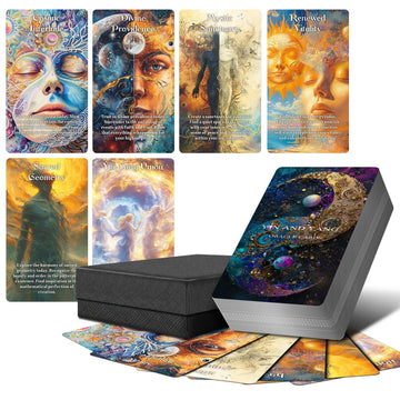 ZZBUY Yin and Yang Oracle Cards, 68 Karma Connection Oracle Deck for Beginner with Meanings on Them, Evaluate Emotions, Relationships, Career, Health
