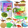 Gifmore Dinosaur Light Up Terrarium Kit for Boys Ages 4-12, DIY Dinosaur Crafts Toy Set, Birthday Presents for Kids Boys