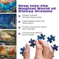 Ceaco - 4 in 1 Multipack - Thomas Kinkade - Disney Dreams Collection - Cinderella, The Lion King, Mickey and Minnie, & The Little Mermaid - (4) 500