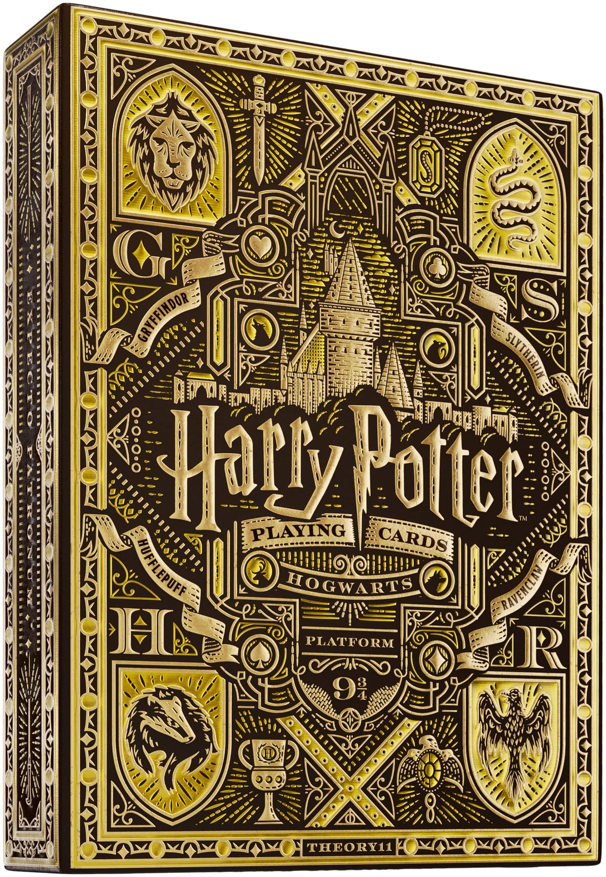 theory11 Harry Potter Playing Cards - Yellow (Hufflepuff)