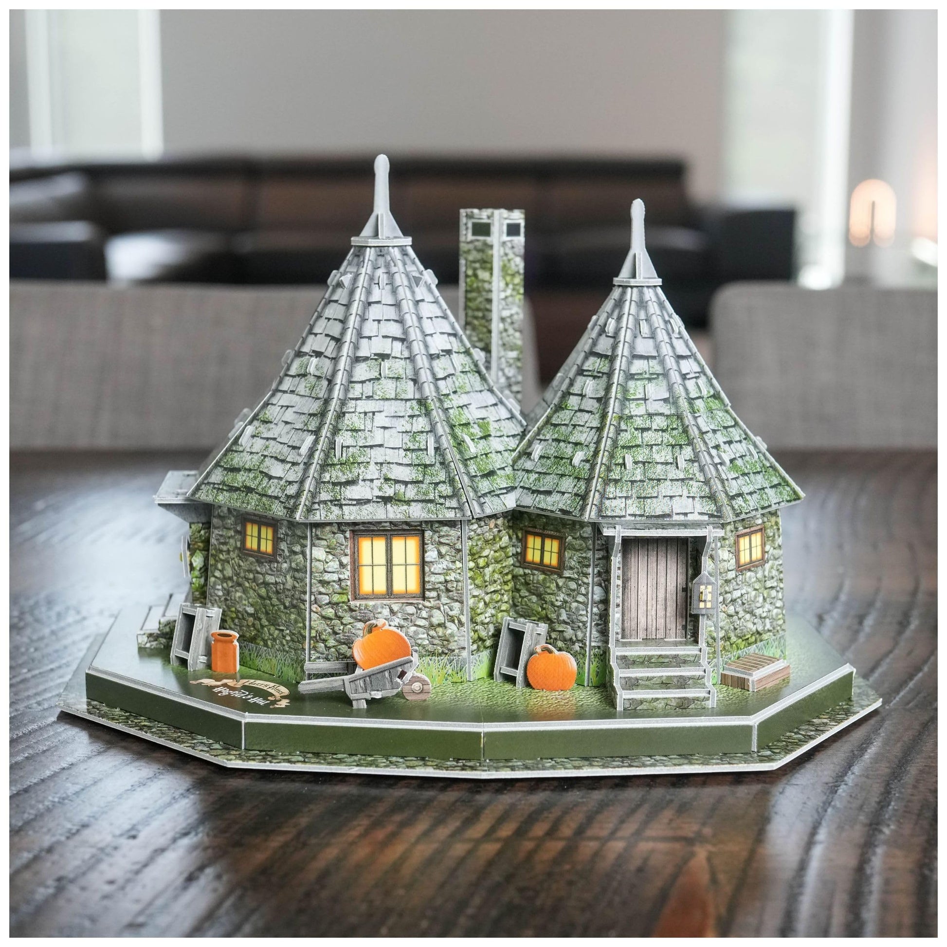 3D Puzzle: Harry Potter: Hagrids Hut - 101 Piece Puzzle by 4D Brands International - for Kids and Adults Ages 14+