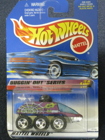 Hot Wheels Purple Web Spinner Radar Ranger - Buggin' Out Series #3 of 4 Vehicles Collector #943