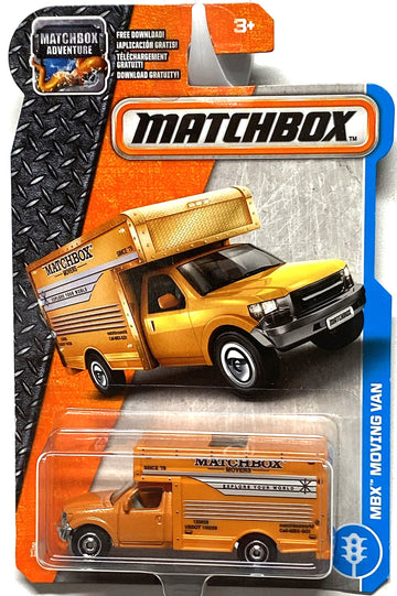 Matchbox 2017 MBX Adventure City Moving Van 28/125, Orange