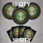 Havercamp Official U.S. Army Party for 16 guests; includes 16 ea. Lg. 9 inch Paper Plates and Napkins in the Official U.S. Army Crest