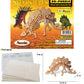 Puzzled 3D Puzzle Stegosaurus Dinosaur Wood Craft Construction Model Kit Fun & Educational DIY Wooden Dino Toy Assemble Model Unfinished Craft Hobby