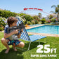 2 Pack Electric Water Guns for Adults, Squirt Guns for Kids with Light Up and Large Capacity, Powerful Water Gun Up to 28-32FT Range for Summer