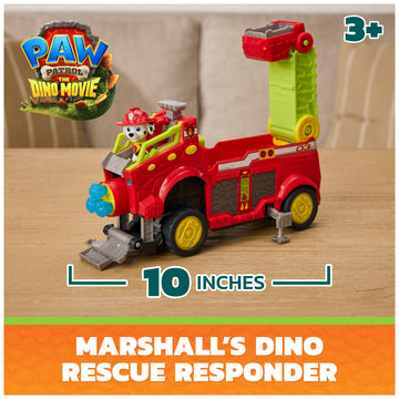 PAW Patrol: The Dino Movie, Dino Rescue Responder, Firetruck Toy Car