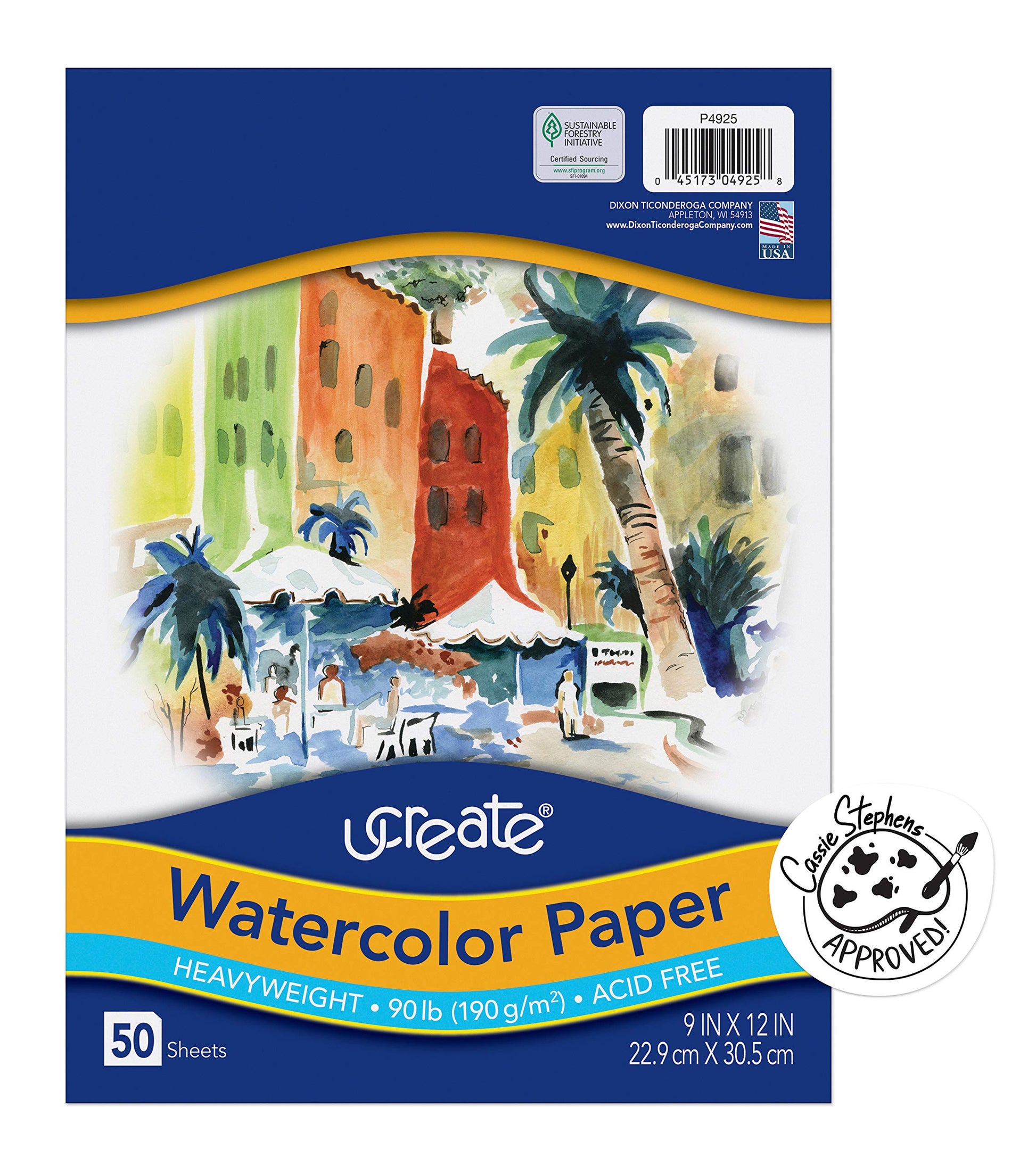 Art1st PAC4925 Pacon Watercolor Paper