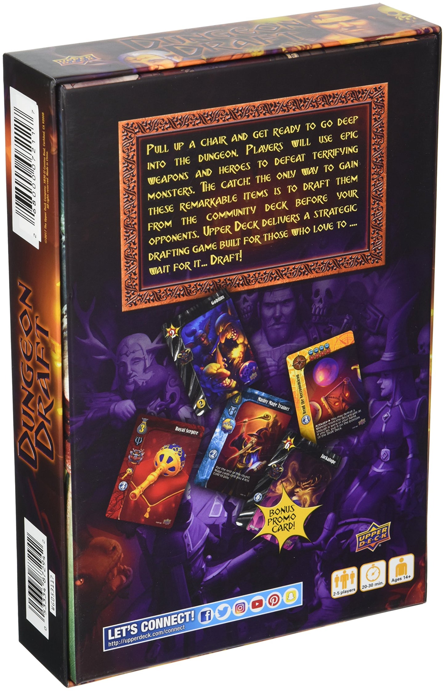 Dungeon Draft Strategy Board Game | Card Drafting Game | Light Strategy | 2-5 Player Card Game | Family Friendly