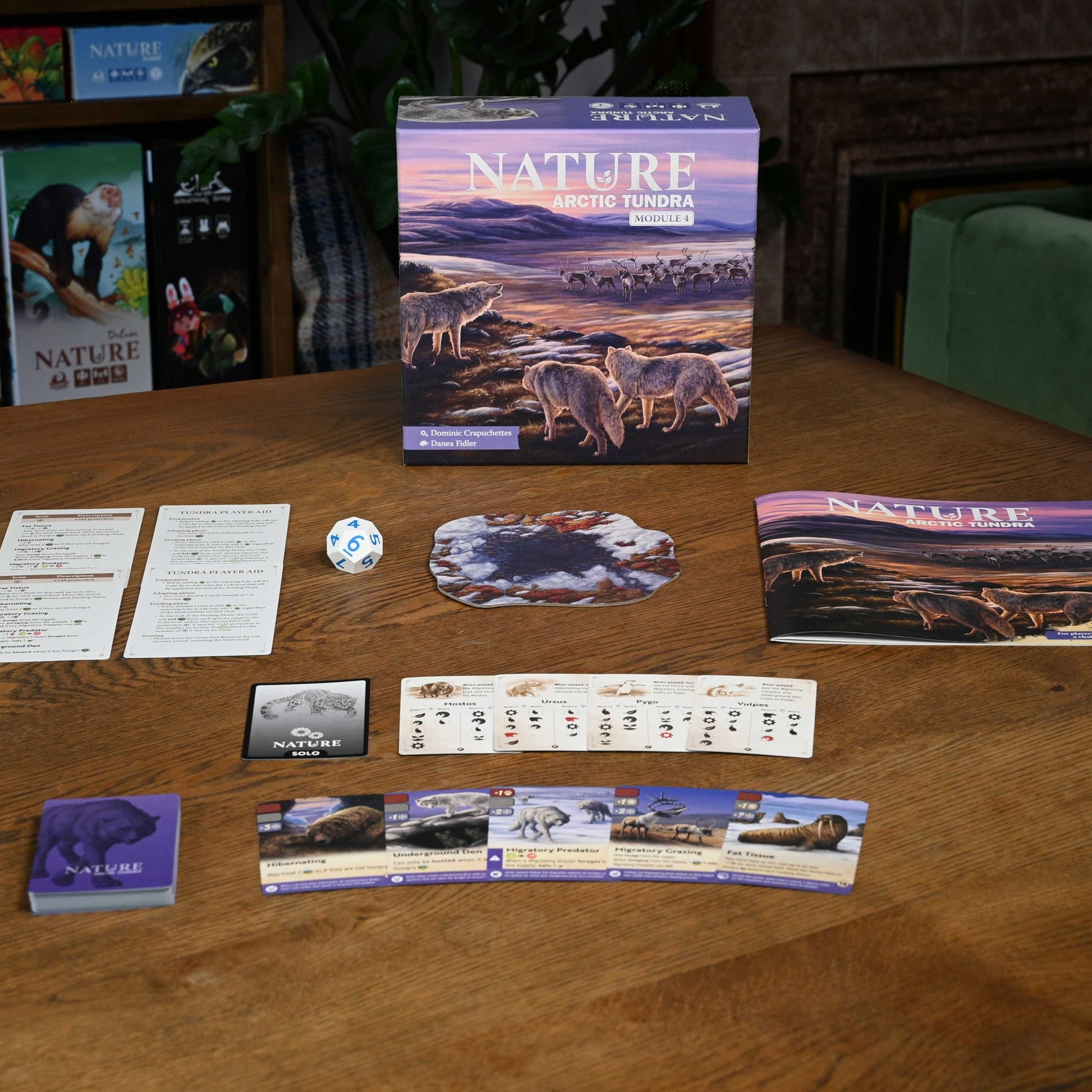 Nature Board Game Expansion - Module 4: Arctic Tundra | Hibernate, Migrate, and Survive the Harshest Ecosystem | Wildlife Strategy Game | 1-4 Players