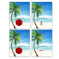 My Scratch Offs Christmas in July Scratch Off Game Cards - 26 Pack of Summer Holiday Party Games - Palm Tree Santa