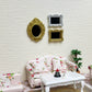 SAMCAMI Miniature Dollhouse Accessories, Mini Mirror and Mini Wall Art, 1/12 Scale Doll House Accessories and Furniture, Dollhouse Miniatures, 9