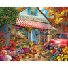 White Mountain 1000 Piece Jigsaw Puzzle Autumn Fall Shop, Fruit N Flowers