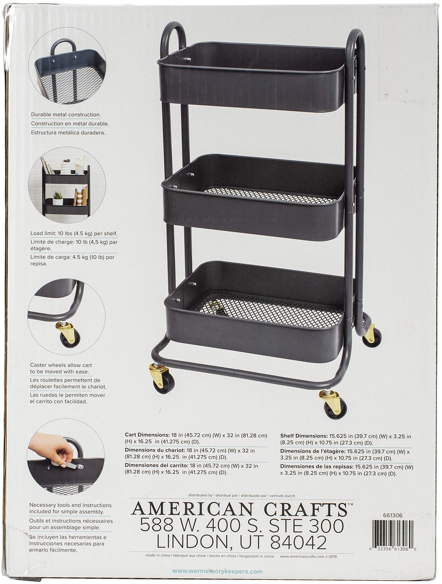 AMERICAN CRAFTS / WE R MEMORY A LA CART Storage Burnt ASH