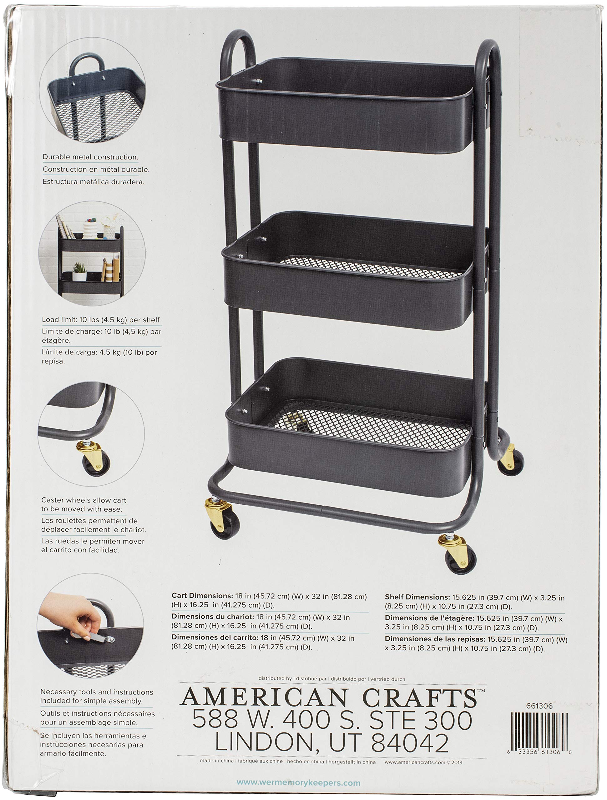 AMERICAN CRAFTS / WE R MEMORY A LA CART Storage Burnt ASH