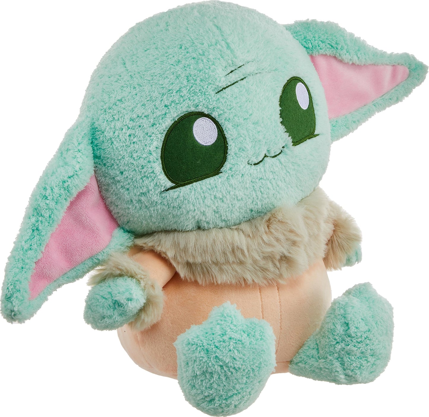 Mattel Star Wars Hug ‘n Nuzzle Grogu Plush Figure with Sound, 10-inch Soft Collectible Toy, Press Hand to Activate