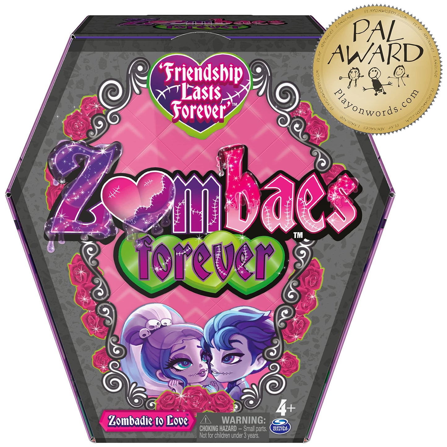 Zombaes Forever, Zombadie to Love Deluxe Zombie Dolls Set with 2 Exclusive 3.5-inch Figures, Pet & Accessory, Girls Gifts, Kids Toys for Girls