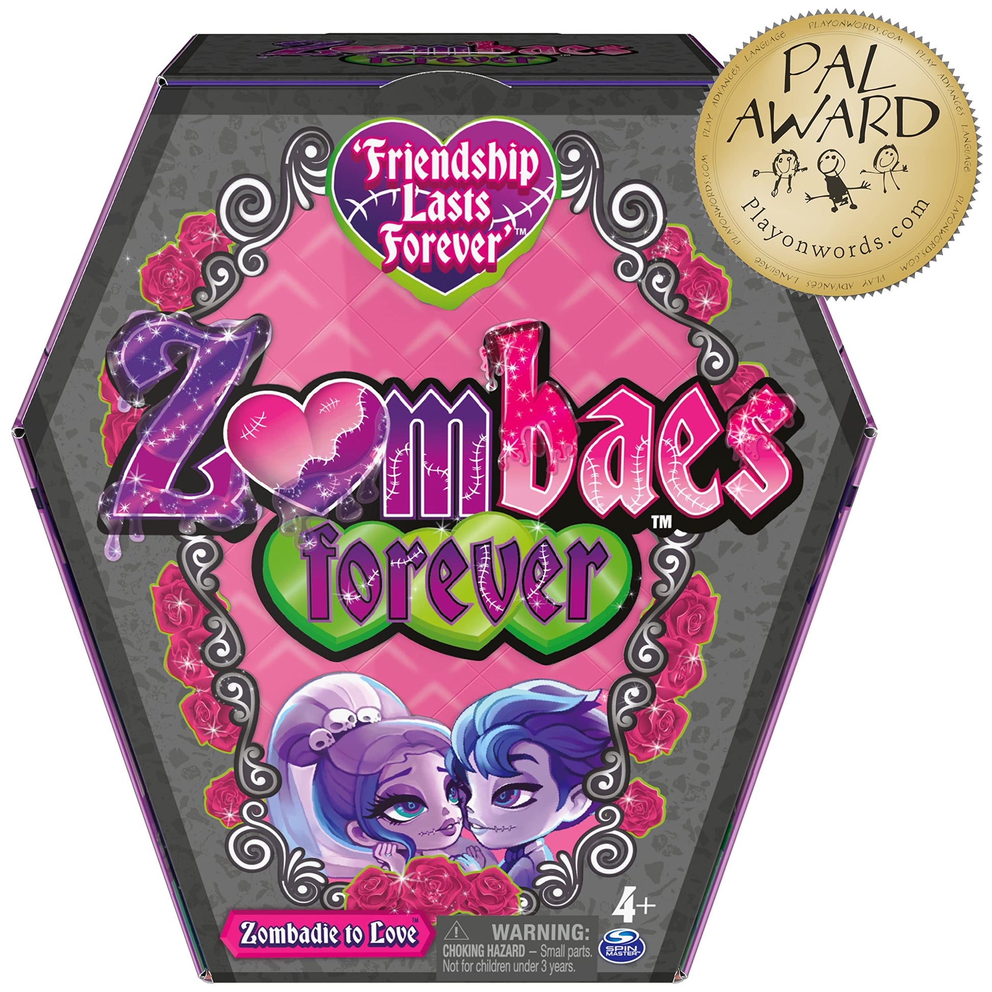 Zombaes Forever, Zombadie to Love Deluxe Zombie Dolls Set with 2 Exclusive 3.5-inch Figures, Pet & Accessory, Girls Gifts, Kids Toys for Girls