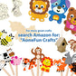 AoneFun Mosaic Crafts for Kids Mosaic Kit Mosaic Sticker Art Kits for Kids Sticker Mosaic Sticky Mosaics for Kids DIY Kits for Girls Arts and Crafts