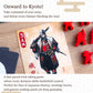 Moaideas Game Design Joraku Deluxe Strategy Board Game, 40 Wooden Samurai Meeples, Area Control and Trick-Taking Mechanics, for Strategy Game