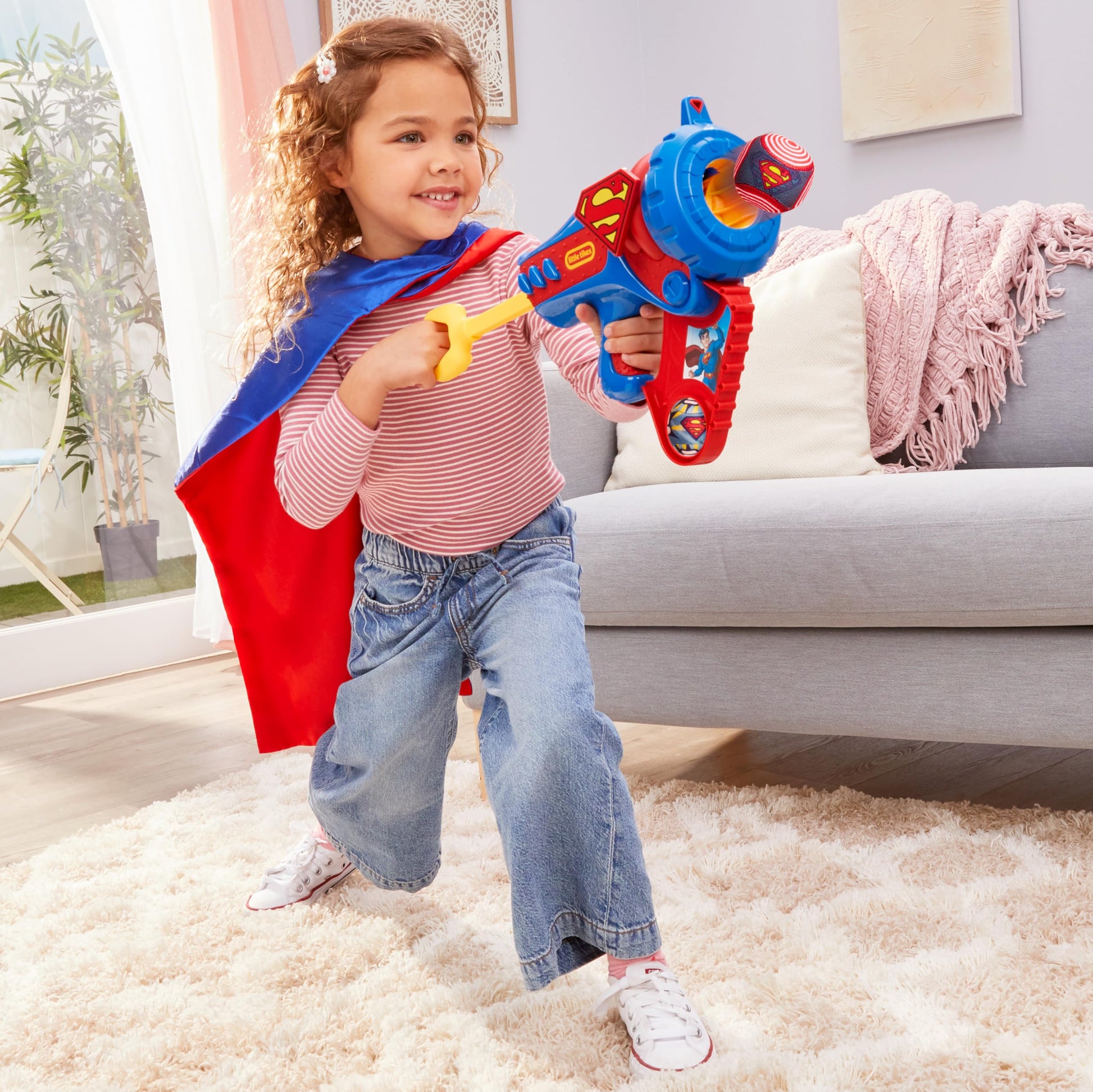 Little Tikes Superman Boom Blaster, DC Active Play Toy Blasters, Boys and Girls Ages 3+ Years