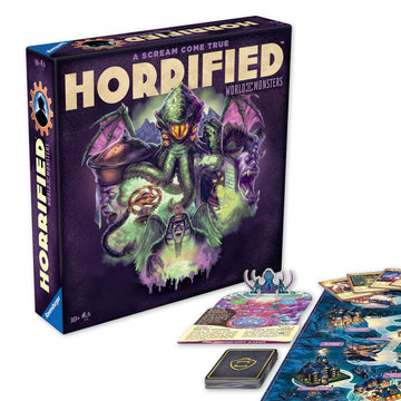 Ravensburger Horrified Games - World of Monsters - Strategy Board Game - Boost Critical Thinking & Teamwork - Cooperative Gameplay - Unique Monster