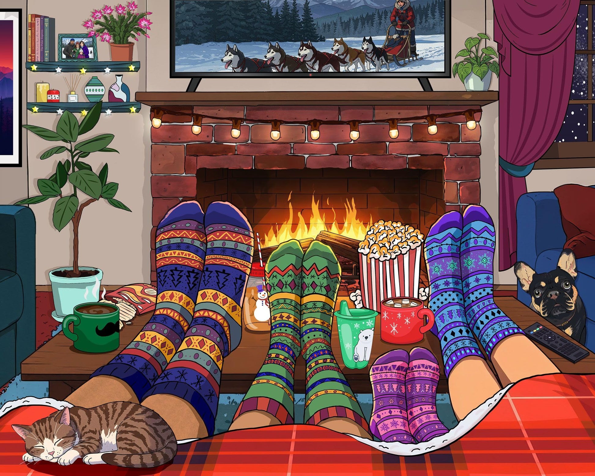 Springbok Snuggle Season 500 Piece Jigsaw Puzzle for Adults and Family