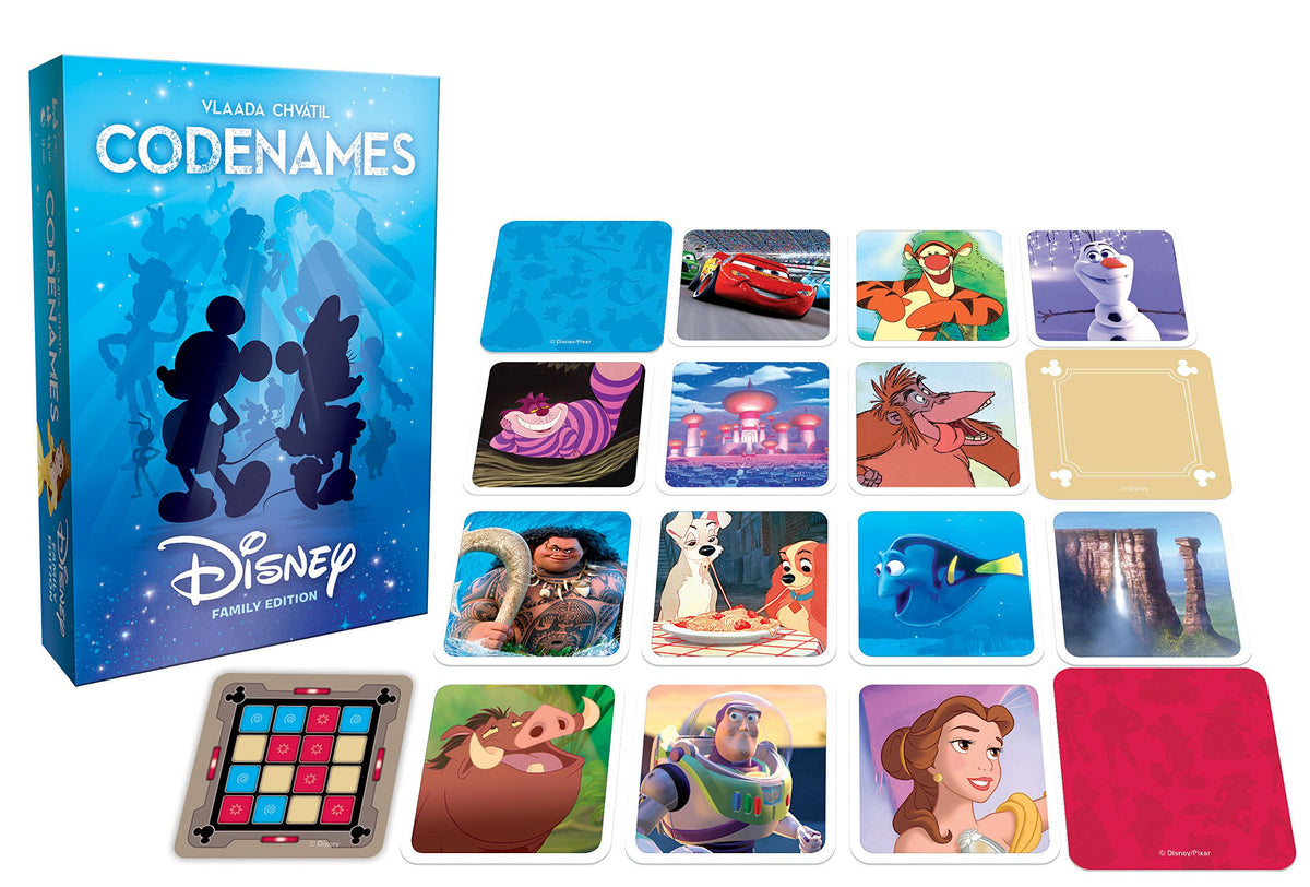 Codenames Family Edition | Best Family Board Game for All Ages | Featuring Disney Characters and Artwork | 2+ Player Board Game | Perfect for Disney