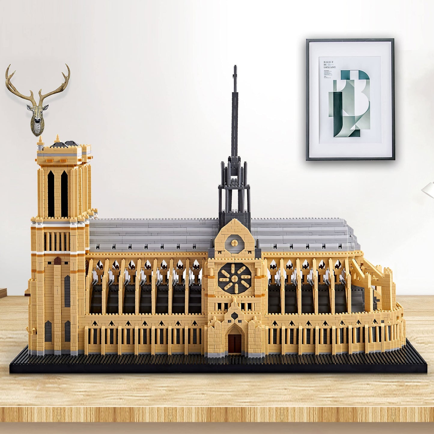 DOLBLOCK Notre Dame De Paris World Famous Micro Building Blocks Collection Model Architecture Sets for Adults 7380 PCS, Ideas DIY Mini Bricks Toy