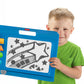 Fisher-Price Doodle Pro Slim - Blue, portable magnetic drawing tablet for mess-free art play for preschool kids ages 3 and up