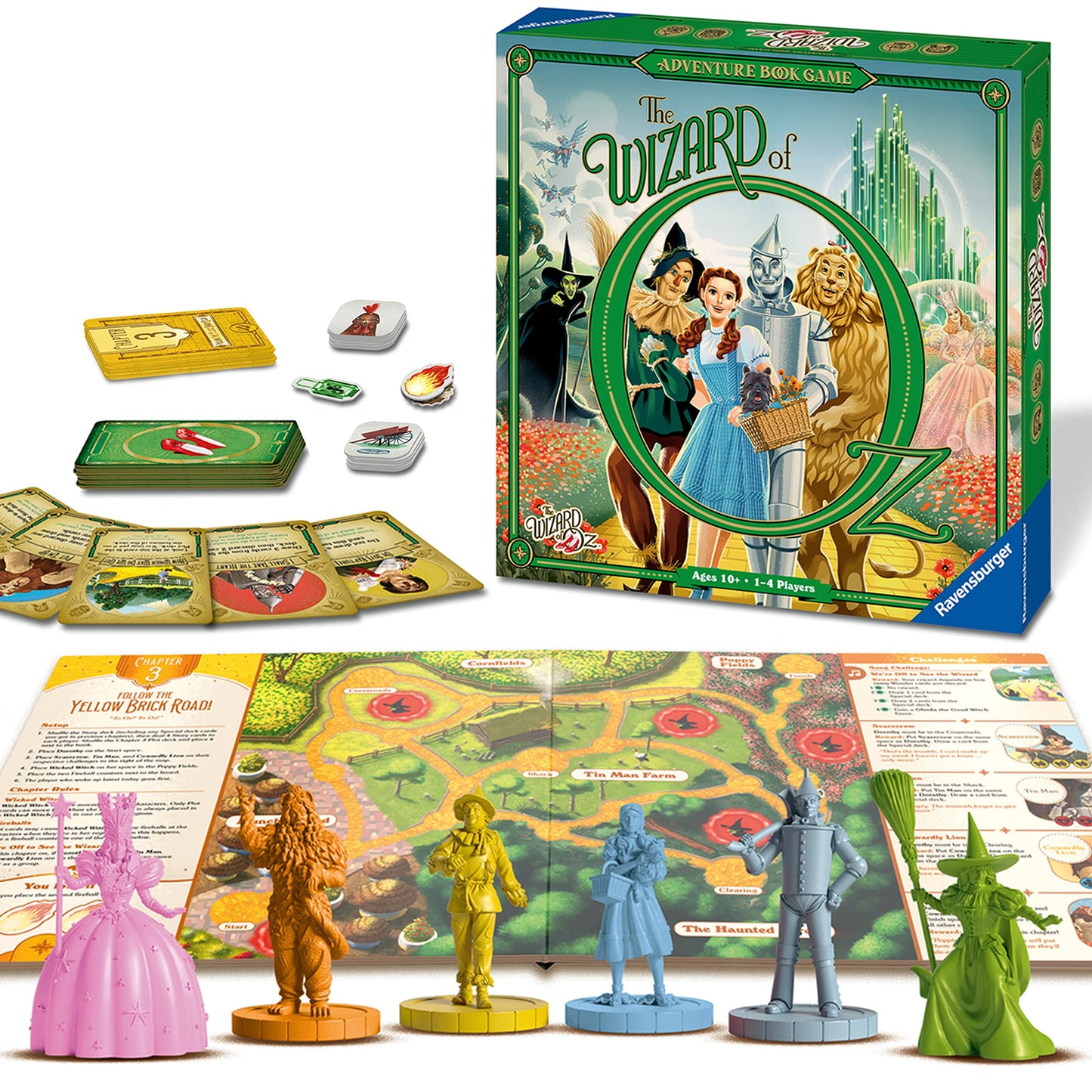 Ravensburger Wizard of Oz Adventure Book Game for Ages 10 & Up - Immersive Story-Based Gameplay | Detailed Miniatures | Ideal Gift for Brain Teaser