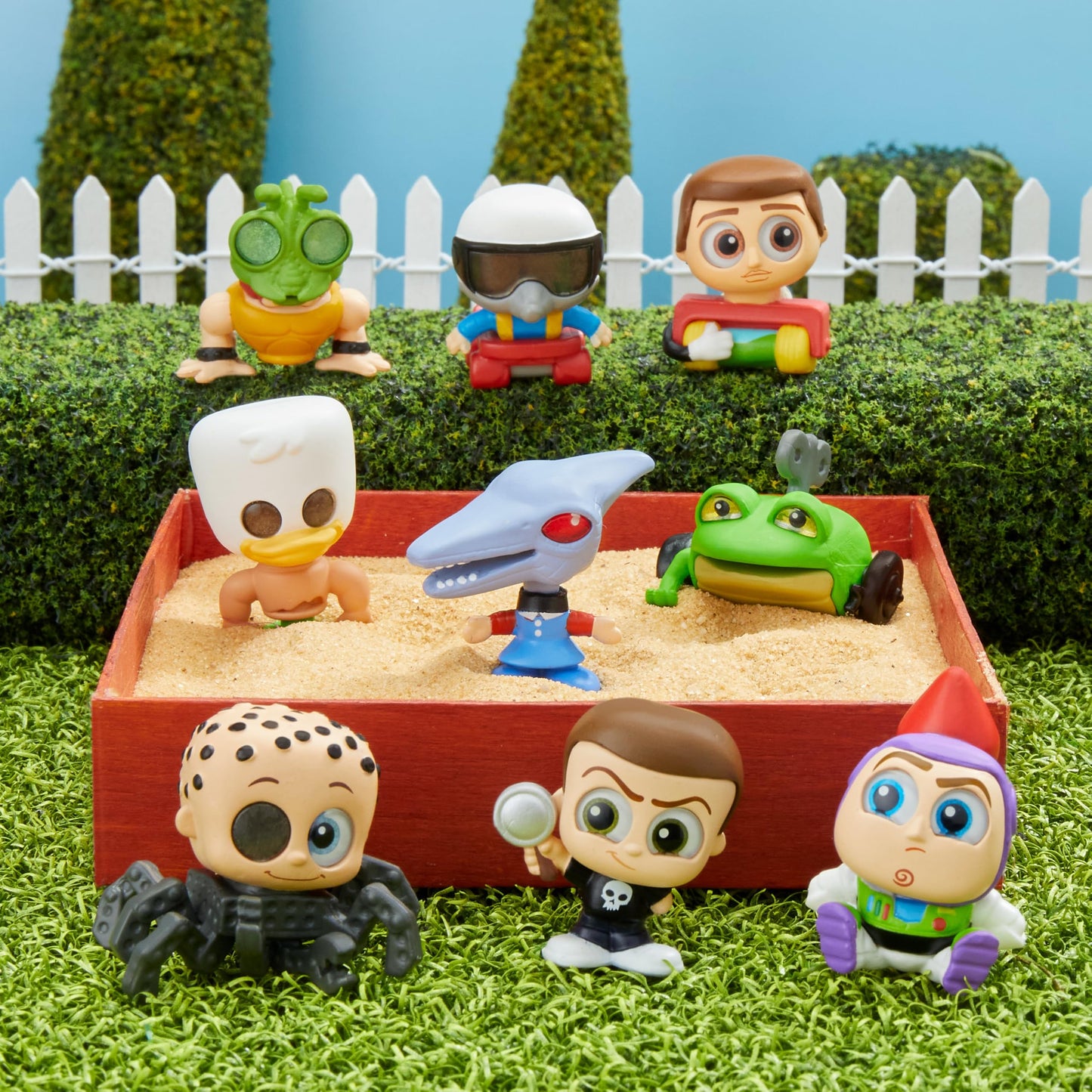 Disney Doorables Pixar Toy Story Sid's Toy Box Collection Peek, 9 Figures