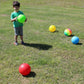Toys+ 24 Pack 8.5 Inch Playground Balls (Red,Blue,Green,Yellow,Rainbow, Green/Swish