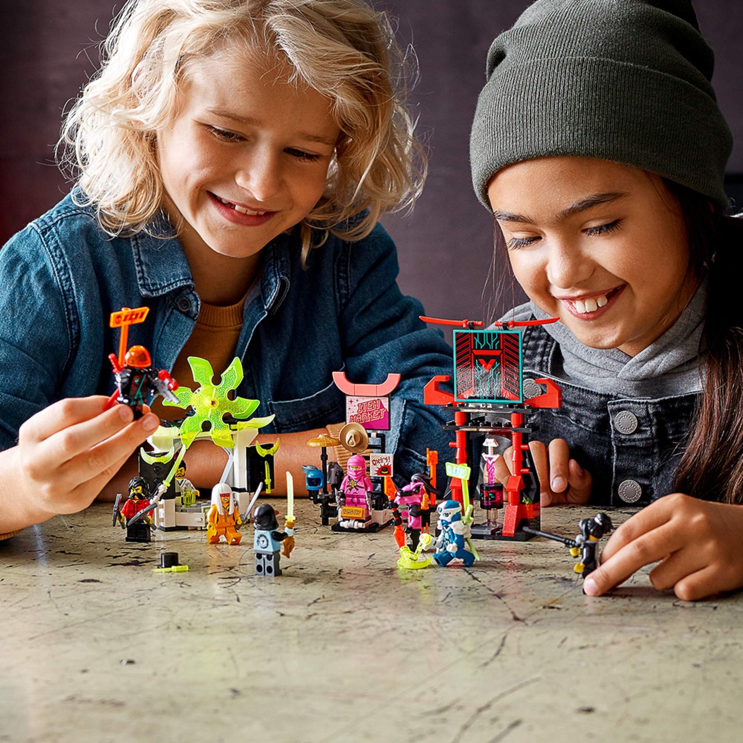 LEGO NINJAGO Gamer’s Market 71708 Ninja Market Building Kit (218 Pieces)