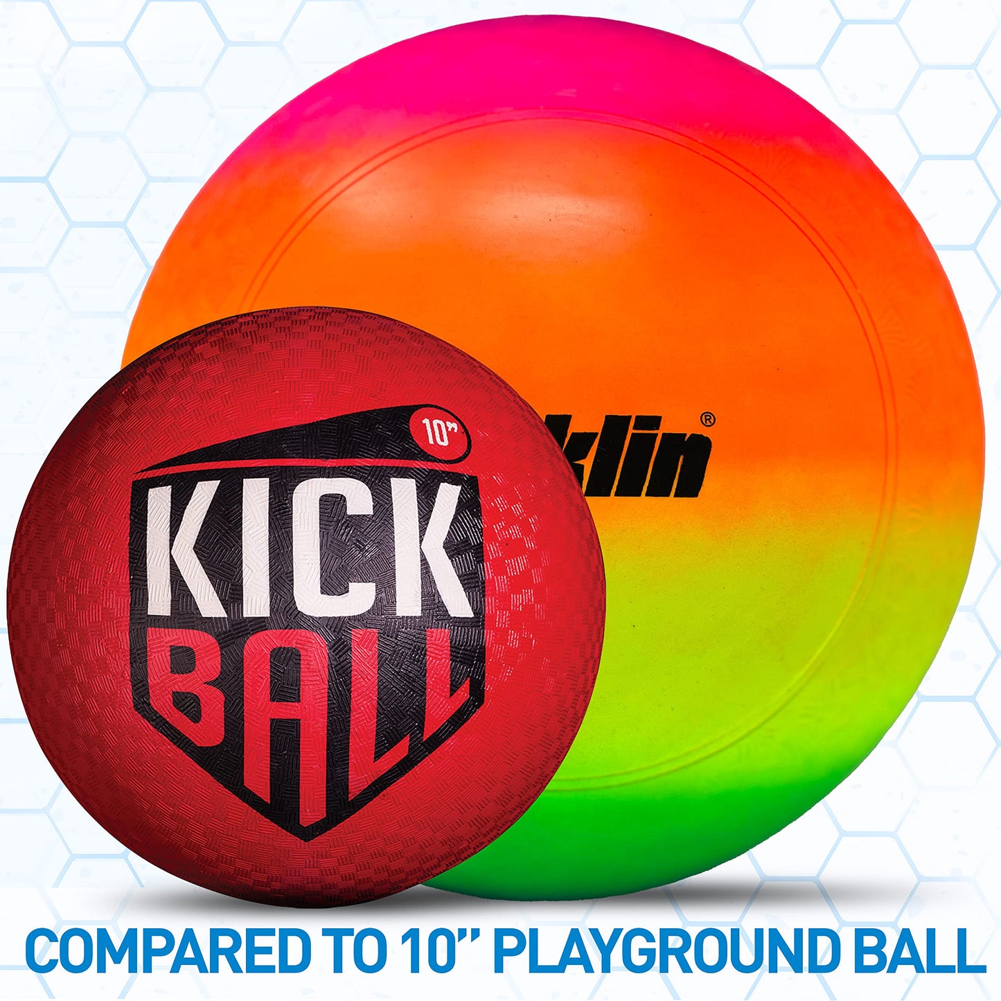 Franklin Sports 16" Rainbow Vibe Playground Ball