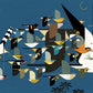 Pomegranate 1000-Piece Puzzle, Charley Harper, Migratory Birds