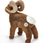 The Petting Zoo Big Horn Sheep Stuffed Animal Plushie, Gifts for Kids, Wild Onez Zoo Animals, Sheep Plush Toy, 12 inches