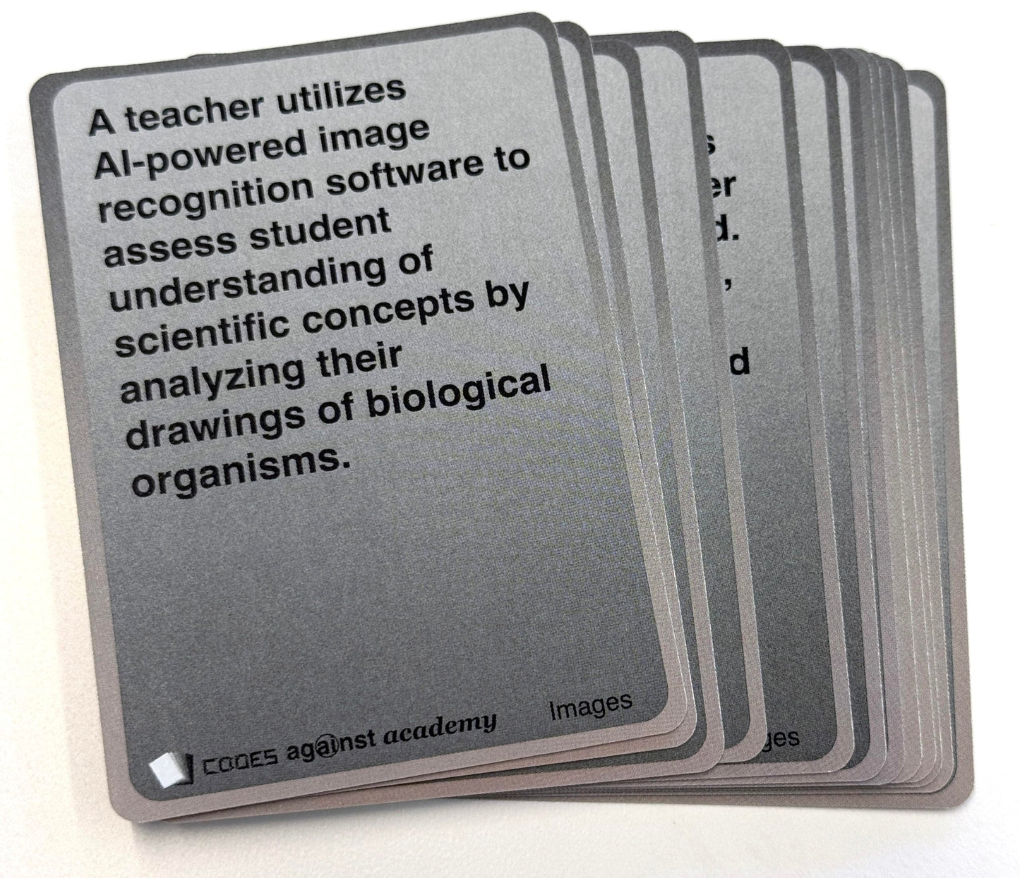 Codes Against Academy: AI and Ethics in Education Discussion Card Deck - Discussion Starter and Tier List Training Exercise for AI in Schools -