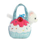 Aurora® Fashionable Fancy Pals™ Sweets Kitty Stuffed Animal - Plush with Stylish Purse for Dress Up Fun - Perfect for Kids 3+ Years, Costumes,